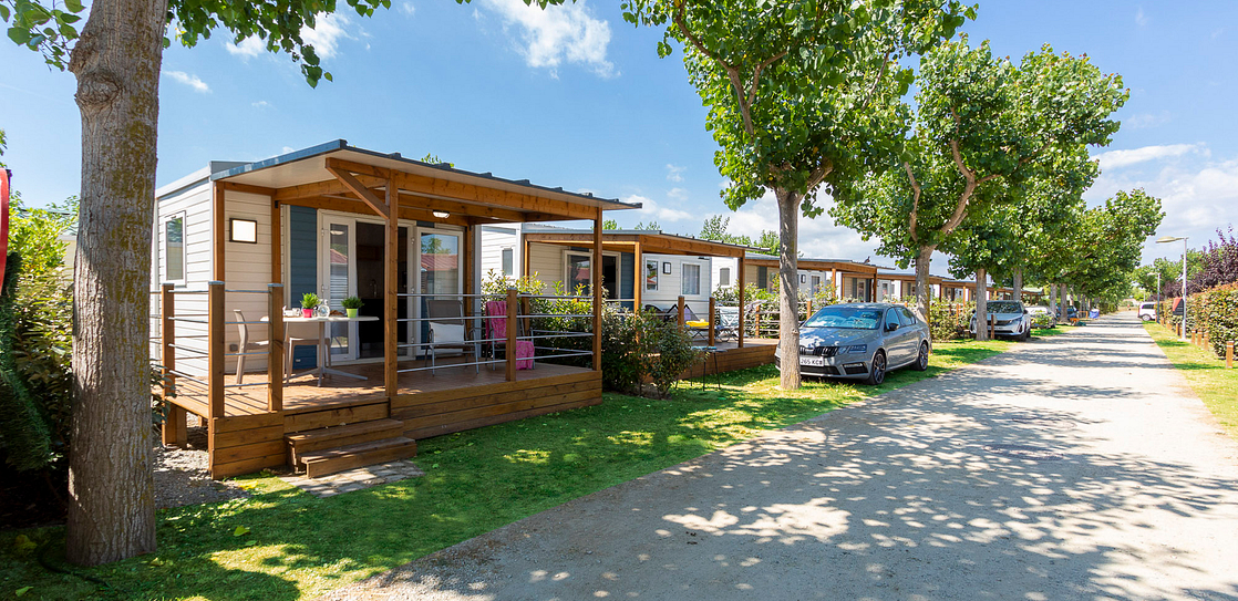 Campingplatz Amfora - Mobilheim Twin - Außenansicht