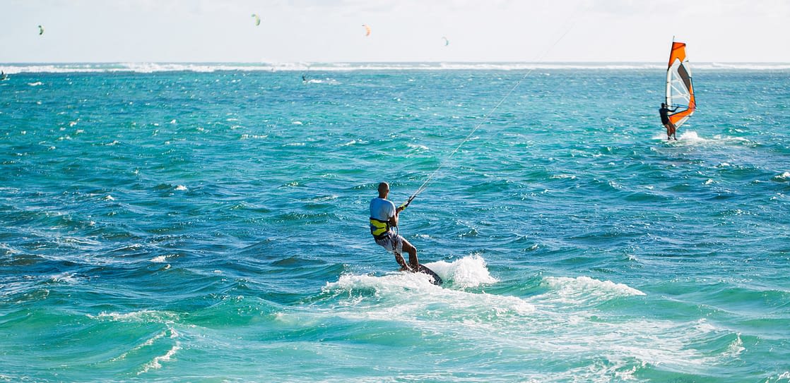 Campingplatz Amfora - Der Strand - Kitesurfen