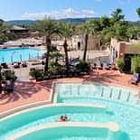 Campeggio Les Tournels: Spa - Vista delle piscine esterne