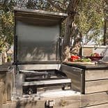 Camping les Tournels : Cottage 8 personnes L'Oustaloun - Barbecue disponible dans les locations Premium