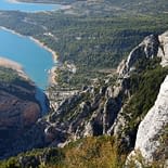 Campeggio Les Tournels: Gole del Verdon - Vista aerea del lago di Sainte-Croix e delle gole del Verdon
