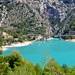 Campeggio Les Tournels: Gole del Verdon - Vista del lago Sainte-Croix