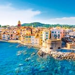 Campeggio Les Tournels: Il glamour di Saint-Tropez - Vista aerea del porto e della città