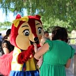 Campeggio Les Tournels: Club per bambini e adolescenti - Incontro con la mascotte Yellita