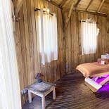 Camping les Tournels : Spa - Intérieur d'une cabane de massage