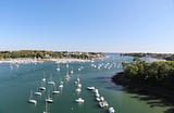 Les Terrasses de Kersiny - Descente de l'Odet - Vue aérienne de l'Odet et de Benodet
