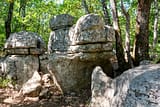 Ardèche - Le Bois De Païolive en Ardèche - Formations rocheuses