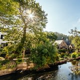 Les Terrasses de Kersiny - La cité des peintres de Pont-Aven - Vue de l'Aven et des maisons