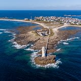 Les Terrasses de Kersiny - Journée sur l'île de Sein - Vue aérienne de l'ile de Sein