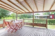 Plage Fleurie campsite - Holiday rentals - Cottage Alizé - 4 persons - 2 bedrooms - Terrace