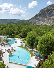 Camping Arc en Ciel - Espace aquatique - Vue a&eacute;rienne