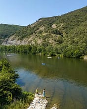 Camping Arc en Ciel - The grounds - Aerial view of the Ard&egrave;che