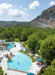 Camping Arc en Ciel - Espace aquatique - Vue a&eacute;rienne