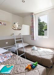 Plage Fleurie campsite - Holiday rentals - Cottage Riviera - 4 to 5 people - 2 bedrooms - Children’s bedroom