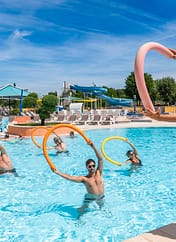 Camping La Plage Fleurie - Espace aquatique - Cours d\'aquagym