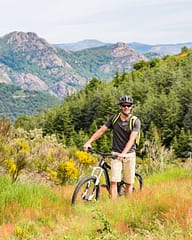Ardèche - Vallon pont d\'arc, Ardèche, randonnée en vélo