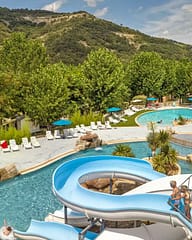 Camping Arc - Espace aquatique - Vue sur le parc aquatique