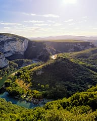 Ardèche - Vue panoramique des Gorges de l\'Ardèche