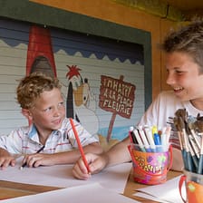 Plage Fleurie campsite - Kids club - Children colouring