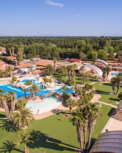 Camping la Sir&egrave;ne - Parc aquatique - Vue a&eacute;rienne