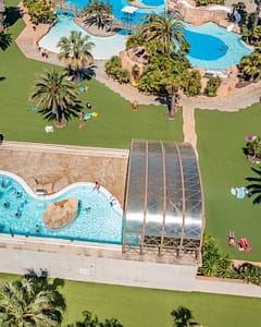 Camping la Sir&egrave;ne - Parc aquatique - Vue z&eacute;nithale