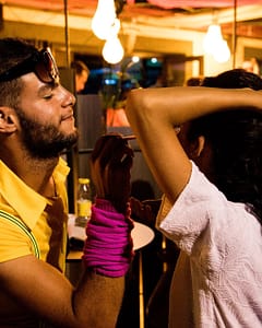 Camping la Sir&egrave;ne - Soir&eacute;es et spectacles - S&eacute;ance de maquillage