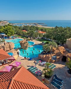 Le Bois de Valmarie campsite - Water park - Aerial view of the water park