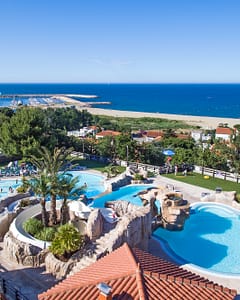 Camping le Bois de Valmarie - Luchtfoto van het waterpark