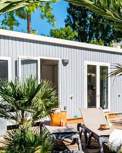 Campingplatz La Sirène - Mietunterkünfte - Sirène 2-4 Personen - 2 Zimmer - Außenbereich