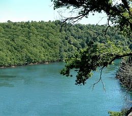 Les Terrasses de Kersiny - Descente de l'Odet - Vue du fleuve
