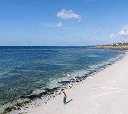 Les Terrasses de Kersiny - La plage de sable blanc - Plage à proximité du camping