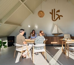 Les Terrasses de Kersiny - Camping vue mer Bretagne -Accueil du camping