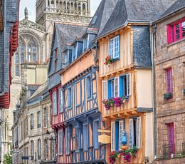 Les Terrasses de Kersiny - Visite de Quimper - Rue de la vieille ville