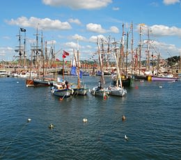 Les Terrasses de Kersiny - Fête maritimes de Douarnenez - Vieux gréements ancrés dans le port