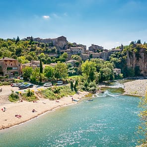 Ardèche - Balazuc - View of Balazuc village