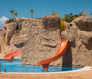 Camping Amfora - Espacio acuático - Zona de juegos acuáticos con toboganes