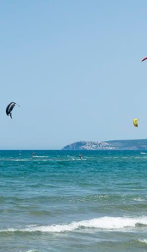 Campingplatz Amfora - Der Strand - Kitesurf- und Windsurf-Kurs
