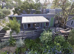 Campeggio Les Tournels: Cottage 4 persone L'Oustaloun - Vista aerea del cottage