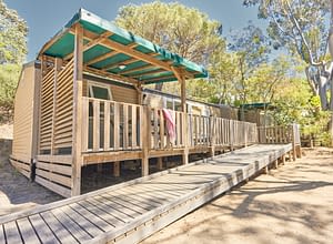 Campeggio Les Tournels: Cottage Hélios - Rampa di accesso verso la terrazza