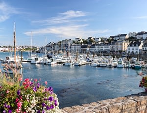 Les Terrasses de Kersiny - Camping Audierne - Vue du port et de la ville