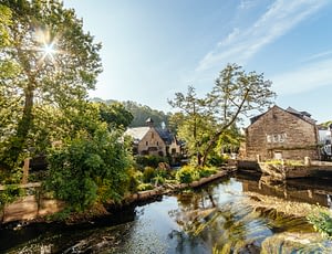 Les Terrasses de Kersiny - La cité des peintres de Pont-Aven - Vue de l'Aven et des maisons