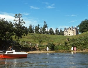 Les Terrasses de Kersiny - Descente de l'Odet - Vue des châteaux du Fleuve