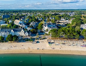 Les Terrasses de Kersiny - Descente de l'Odet - Vue aérienne de Benodet