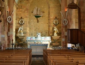 Les Terrasses de Kersiny - S’aventurer sur la presqu'ile de Crozon - Intérieur de la chapelle notre dame de rocamadour