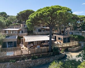 Campeggio Les Tournels: Cottage Chênes Lièges - Vista aerea