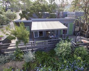 Campeggio Les Tournels: Cottage 4 persone L'Oustaloun - Vista aerea del cottage