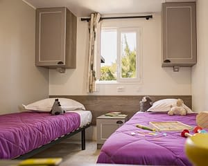 Campeggio Les Tournels: Cottage 4 persone L'Oustaloun - Camera con 2 letti singoli