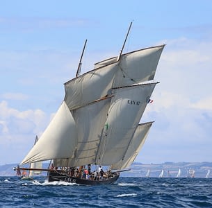 Les Terrasses de Kersiny - Fête maritimes de Douarnenez - Vieux gréement dans la baie de Douarnenez