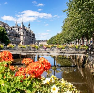 Les Terrasses de Kersiny - Visite de Quimper - ponts fleuris
