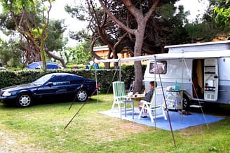 Camping Le Brasilia, staanplaats caravan